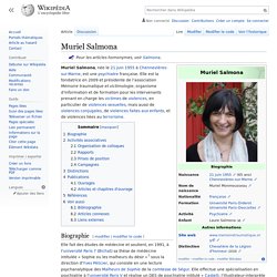 Dre Muriel Salmona, psychiatre et présidente de l’association Mémoire Traumatique et Victimologie