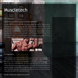 Muscletech: Gain and lose weight with the help of dietary supplements