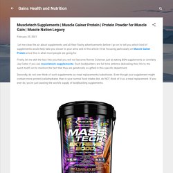 Protein Powder for Muscle Gain