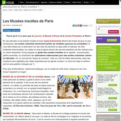 Les Musées insolites de Paris