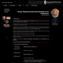 MuseoArtPremier - Musée Départemental d'Archéologie et de Préhistoire - Fort-de-France