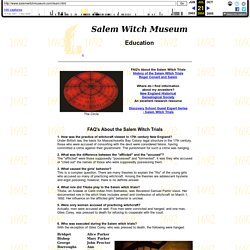 Salem Witch Museum Education - Salem, Massachusetts