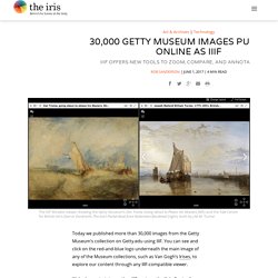 30,000 Getty Museum Images Published Online as IIIF