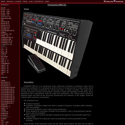 Museum of Soviet synthesizers..url