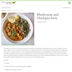 Mushroom and Chickpea Stew
