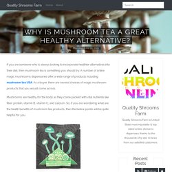 Why is Mushroom Tea a Great Healthy Alternative?