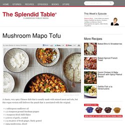 Mushroom Mapo Tofu