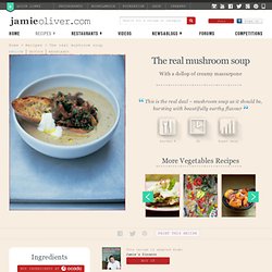 the real mushroom soup