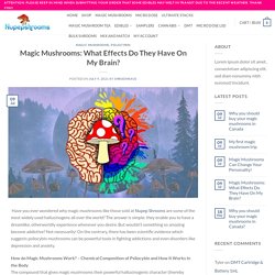 Magic Mushrooms: What Effects Do They Have On My Brain? - Nupep Shrooms