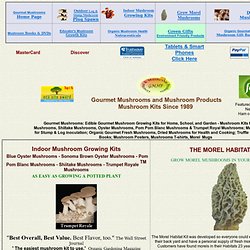Gourmet Mushrooms and Mushroom Products