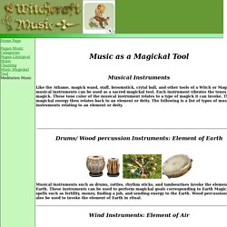 Music as a Magickal Tool