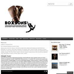 Music box « BOXSONS