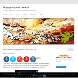 Music Droid: un jeu pour s’initier au code
