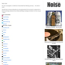 100+ Music links to resources, web sites, mp3 search and more!