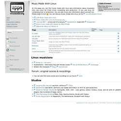 Music Made With Linux - Linux-Sound