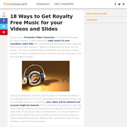10 Free Ways to Get Music for Slideshows & Videos - FBlog