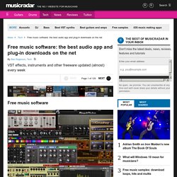 Free music software: the best audio app and plug-in downloads on the net
