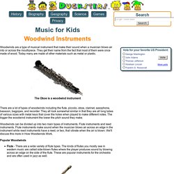 Music for Kids: Woodwind Instruments