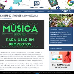 Música libre: 20 sitios web para conseguirla