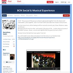 BCN Social & Musical Experience (Barcelona