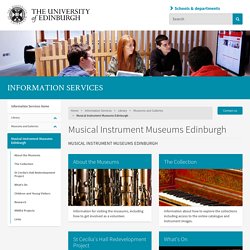 Musical Instrument Museums Edinburgh