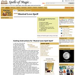 Musical Love Spell