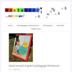 L’éveil musical d’après la pédagogie Montessori