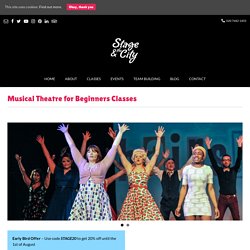 Musical Theatre for Beginners – Stage & the City