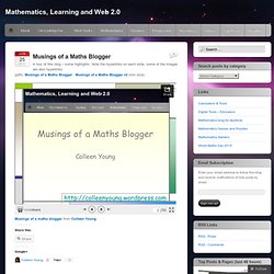 Musings of a Maths Blogger