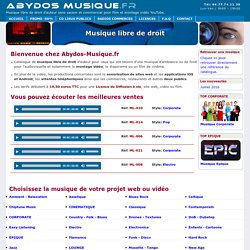 Musique libre de droit