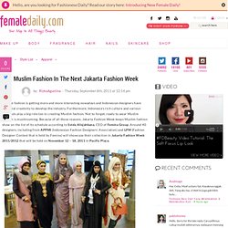 Muslim Fashion In The Next Jakarta Fashion Week