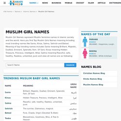 Muslim Girl Names - Islamic Names For Girls With Meaning