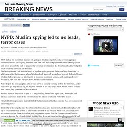 NYPD: Muslim spying led to no leads, terror cases