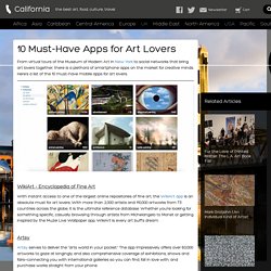 10 Must-Have Apps for Art Lovers