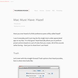 Mac Must Have: Hazel