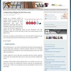 10 Must Have Plugins for the Year 2016 — TechPatio