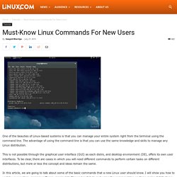 Must-Know Linux Commands For New Users - Linux.com