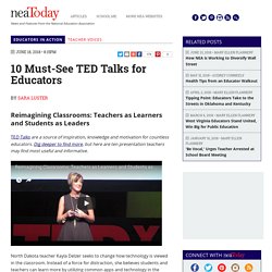 10 Must-See TED Talks for Educators