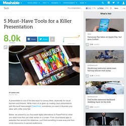 5 Must-Have Tools for a Killer Presentation