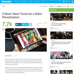 5 Must-Have Tools for a Killer Presentation