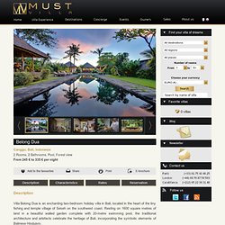 Must Villa - Luxury villa rentals
