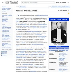 Mustafa Kemal Atatürk - wikipedia
