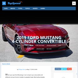 2019 Ford Mustang 4-cylinder Convertible