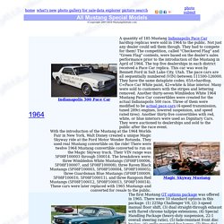 All Ford Mustang Special Models - MustangAttitude.com Data Explorer