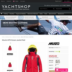 Musto HPX Ocean Jacket XS Red - Yachtshop