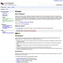 mutagen - Python multimedia tagging library