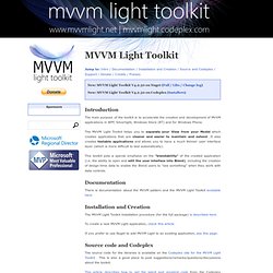 MVVM Light Toolkit