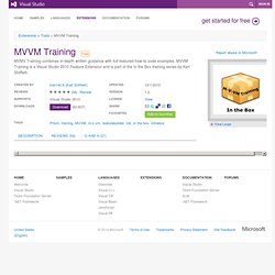 MVVM Training extension