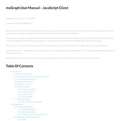 mxGraph User Manual - JavaScript Client