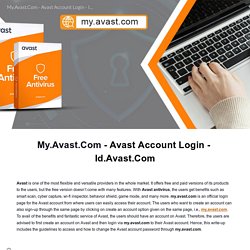 My.Avast.Com - Avast Account Login - Id.Avast.Com